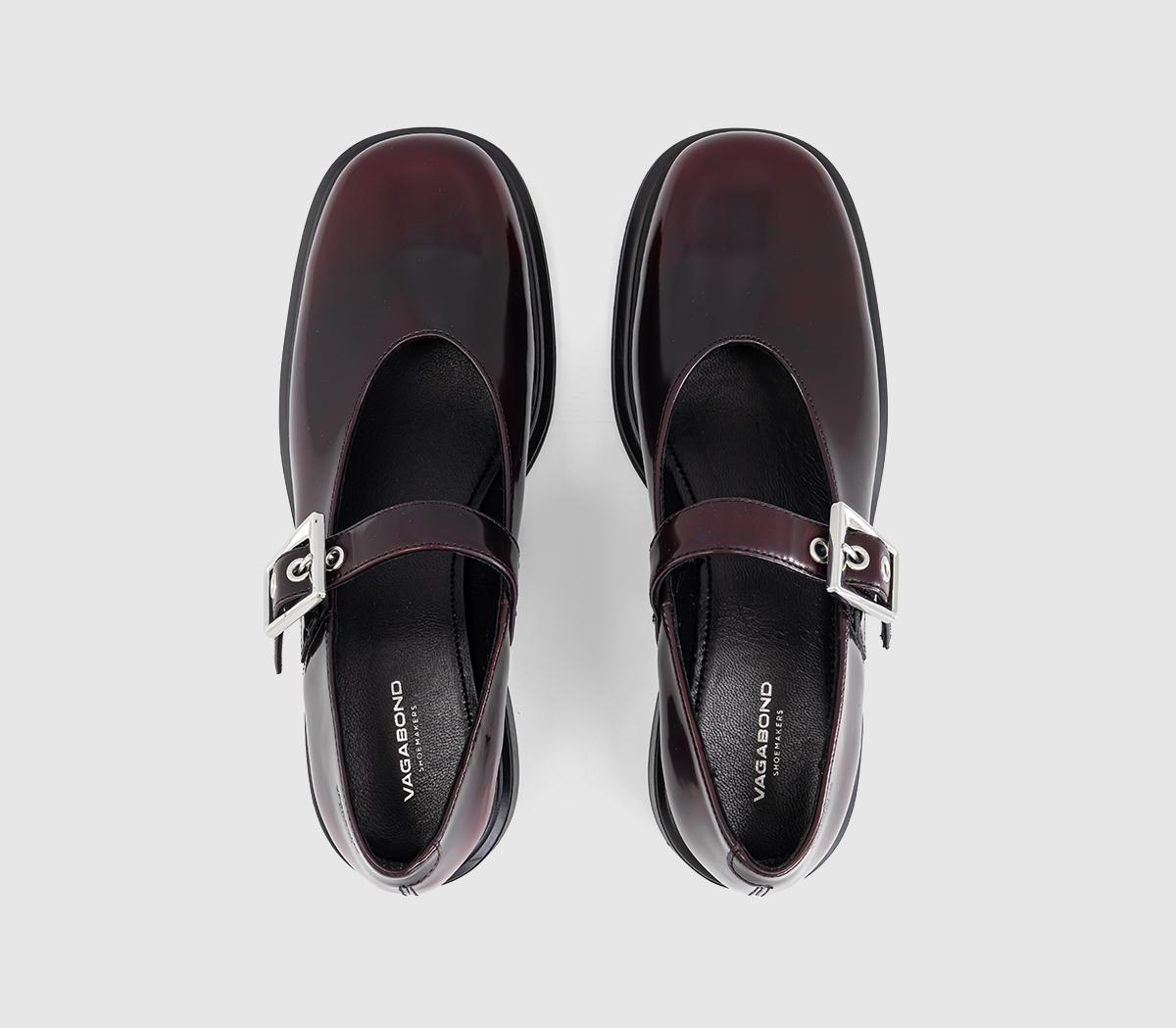 Vagabond ShoemakersEllis Mary JanesDark Bordo Polished Leather