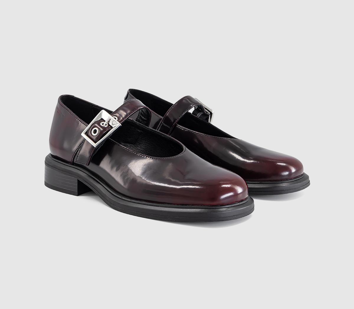 Vagabond ShoemakersEllis Mary JanesDark Bordo Polished Leather