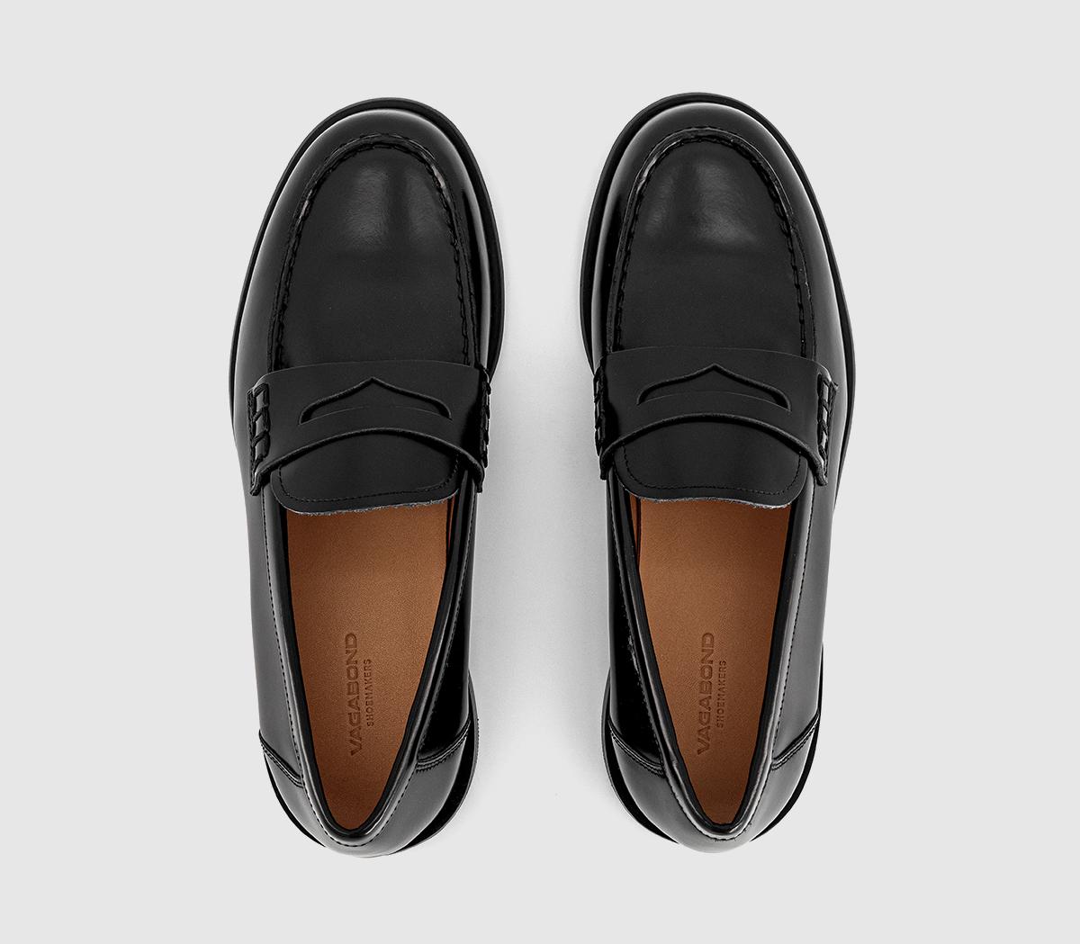 Vagabond ShoemakersLinn Penny LoafersBlack Polished Leather