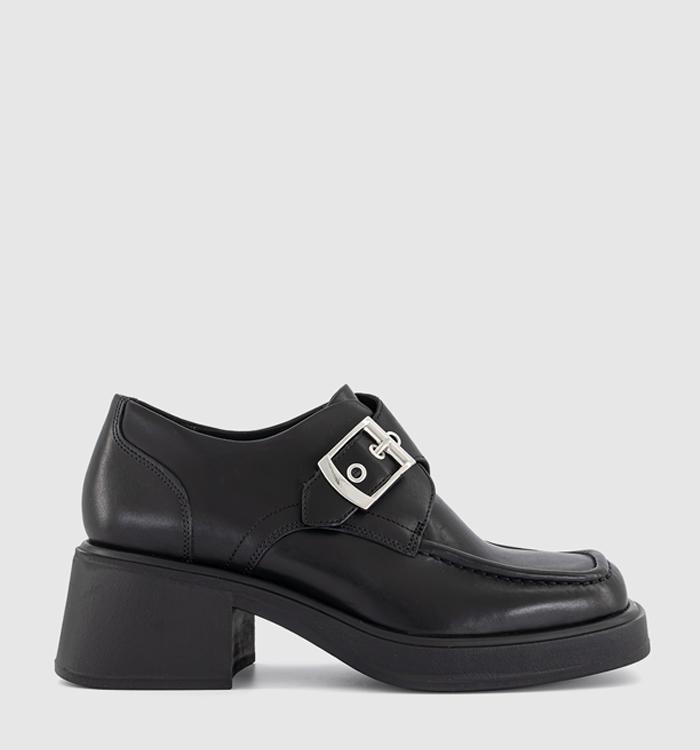 Vagabond Shoemakers Dorah Buckle Shoes Black Leather