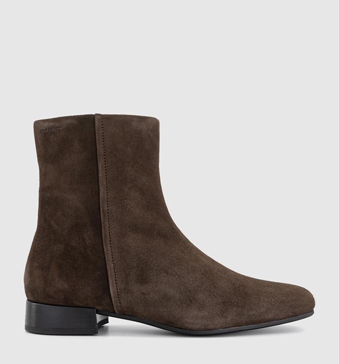 Vagabond Shoemakers Mona Ankle Boots Coffee Suede