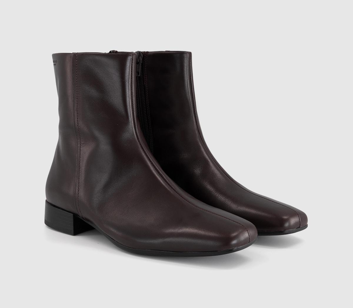 Vagabond ShoemakersMona Ankle BootsChocolate Leather