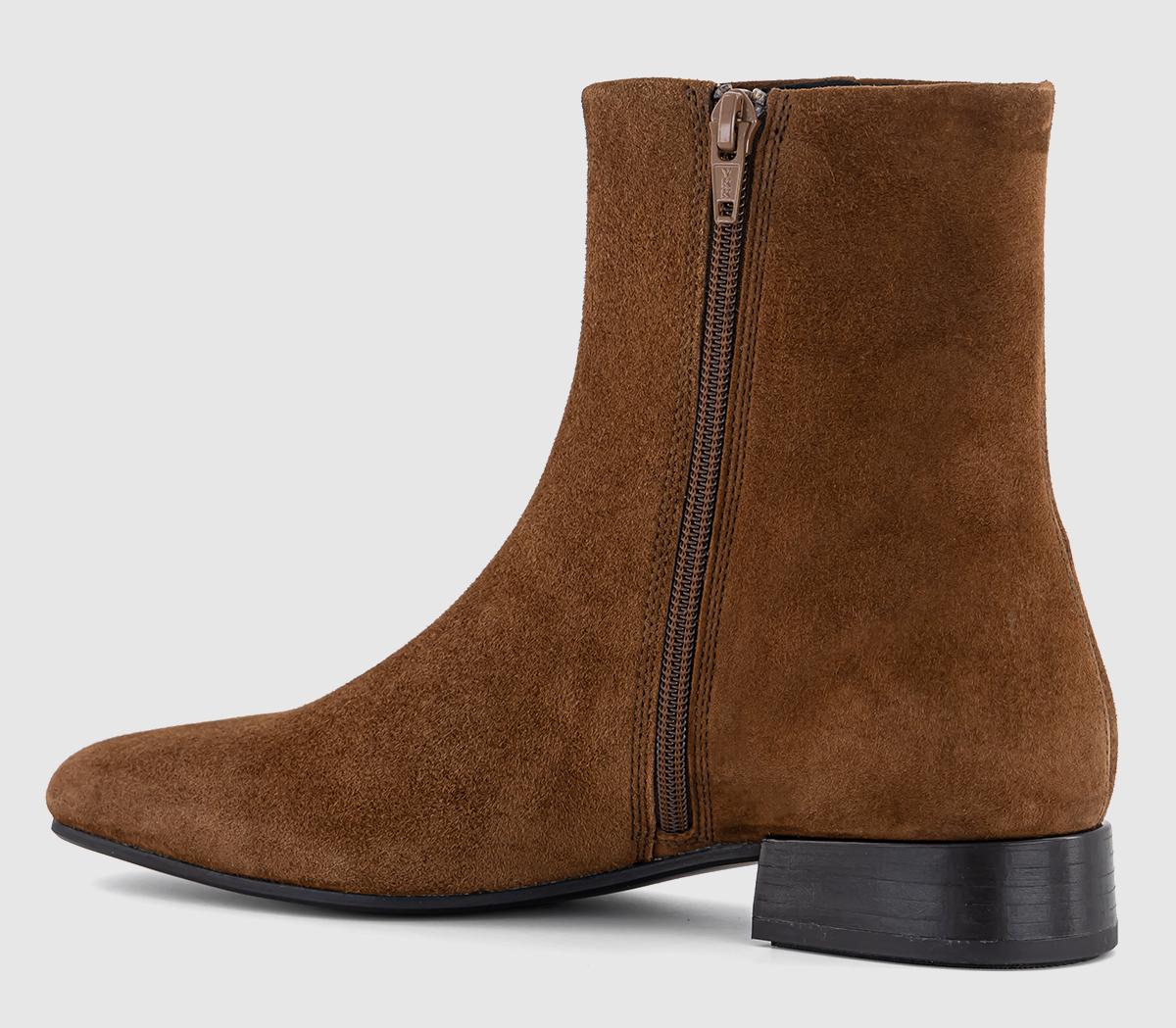 Vagabond ShoemakersMona Ankle BootsCocoa Brown Suede
