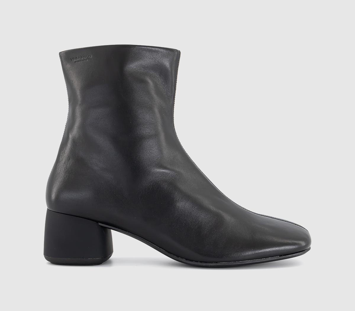 Vagabond Womens Livia Ankle Boots Black Leather, 3