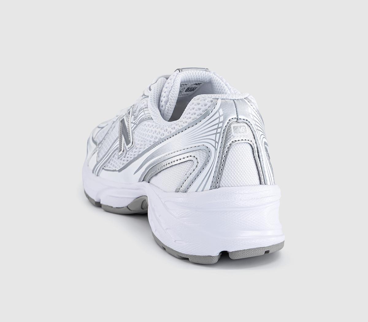 New Balance740 Junior TrainersWhite Silver Metalic