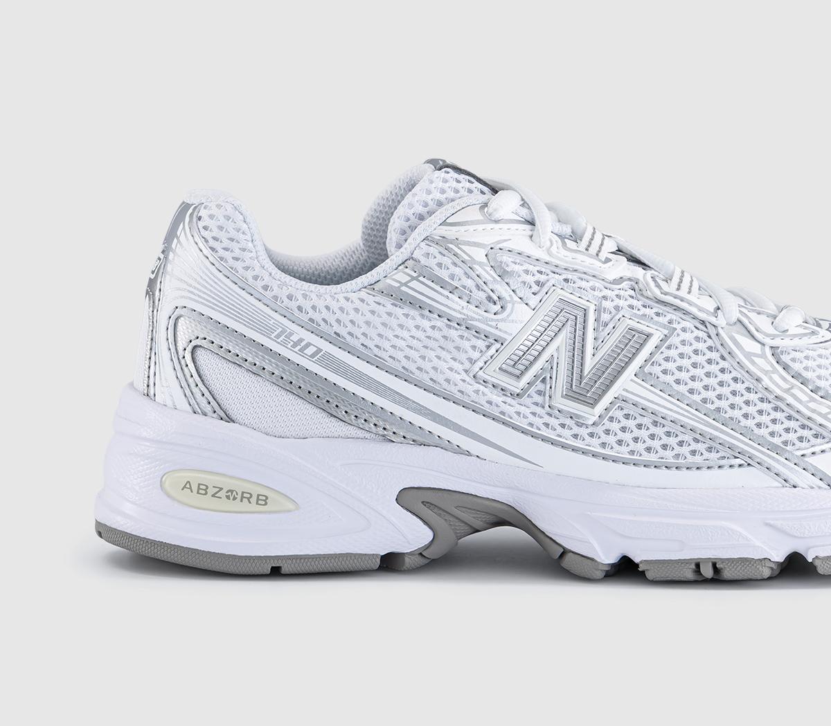 New Balance740 Junior TrainersWhite Silver Metalic