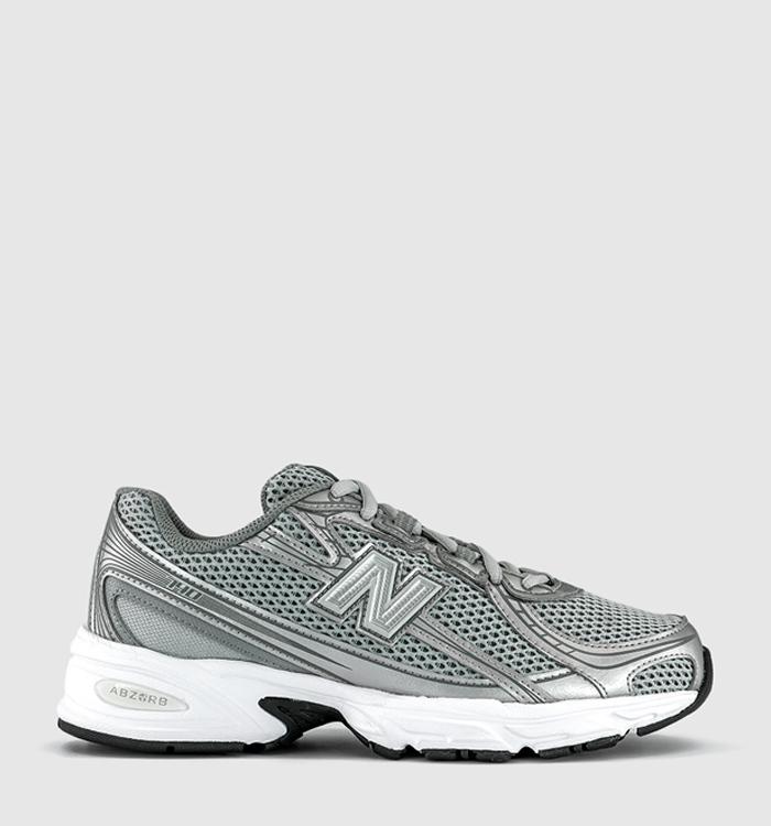 New Balance 740 GS Trainers Grey Silver