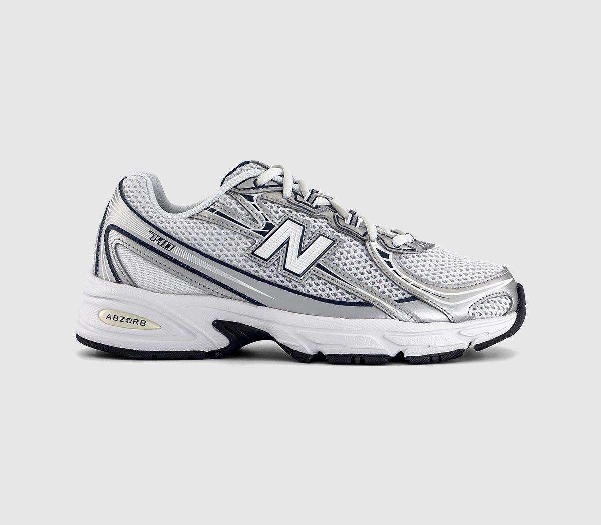 New Balance 740 Junior Trainers Navy White  Blue in   Size 5, Office Shoes