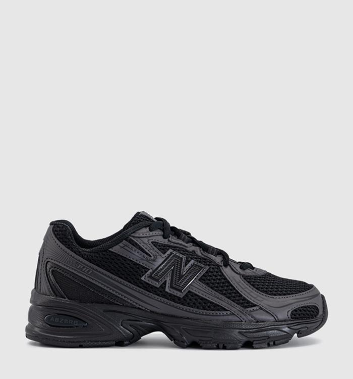 New Balance 740 Junior Trainers Black Cement