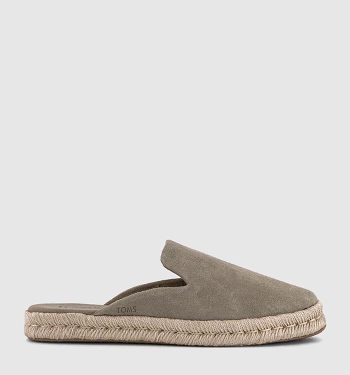 TOMS Santiago Mules Dune Suede