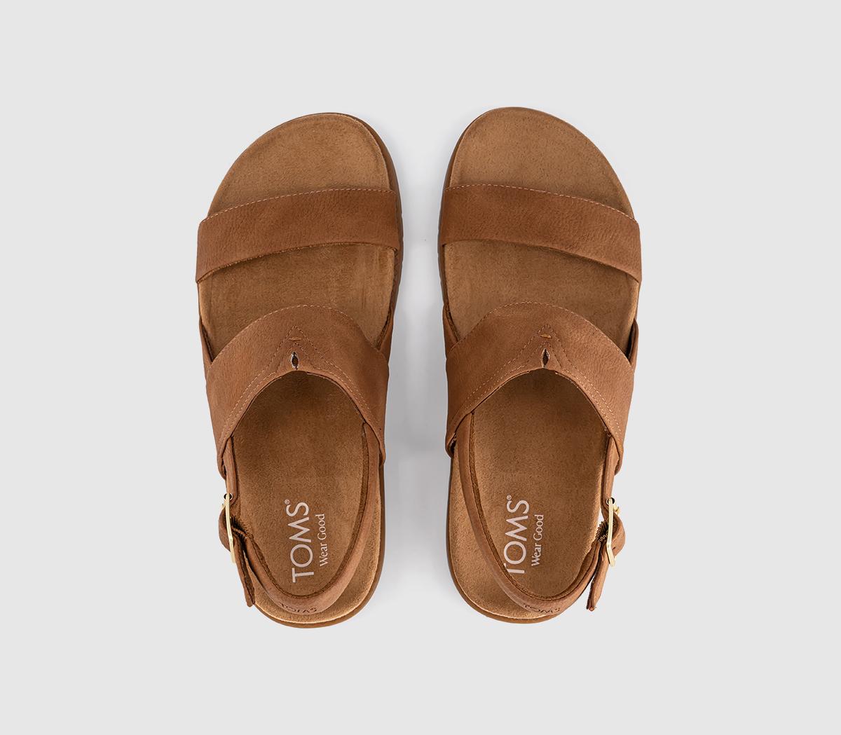 TOMSMarin SandalsBrown Sugar Nubuck Pu