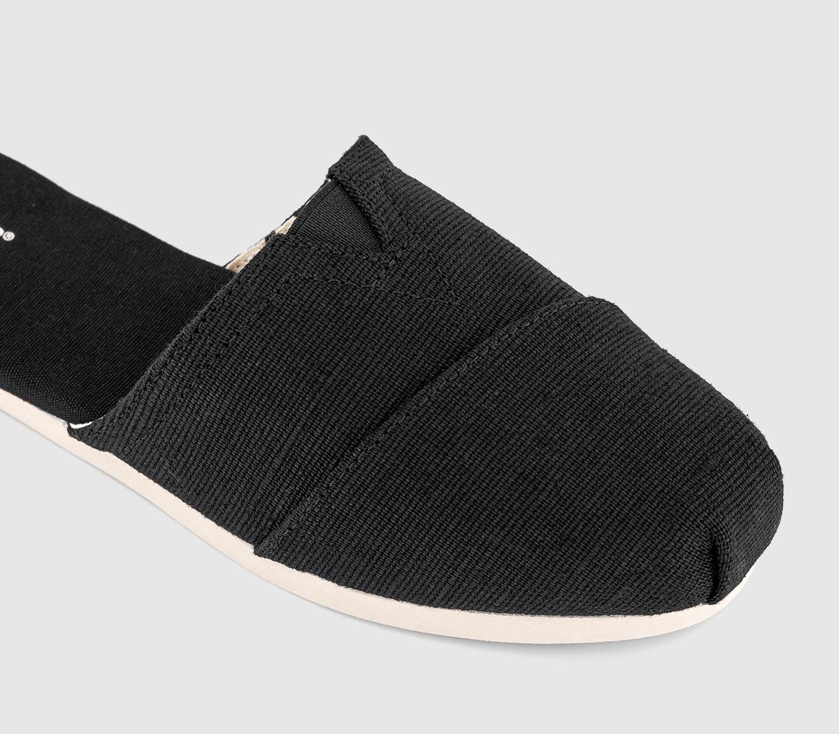 TOMSAlpargata MulesBlack