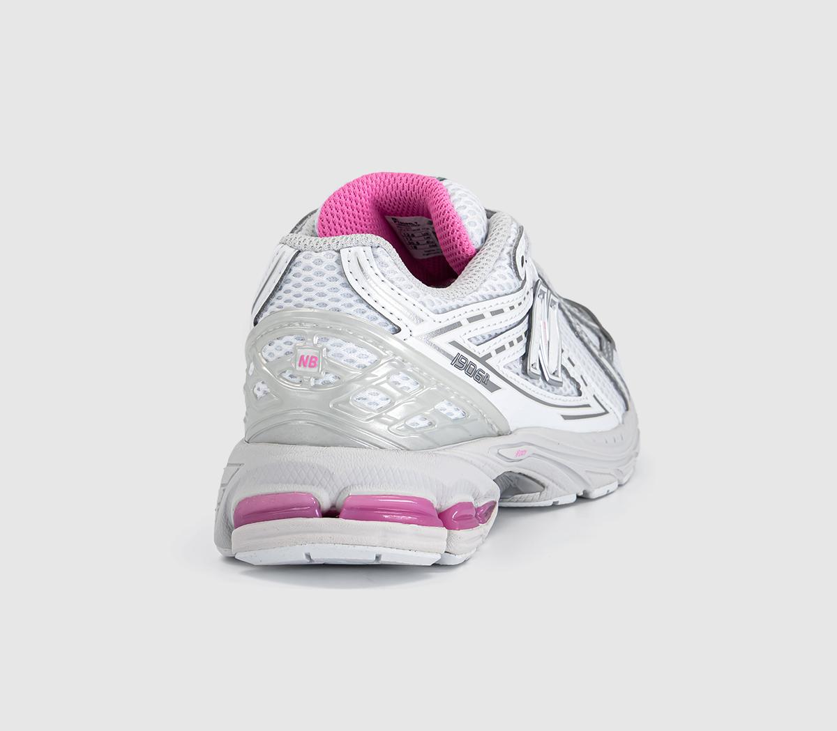 New Balance1906 Youth TrainersLight Silver Metallic  Pink Heat