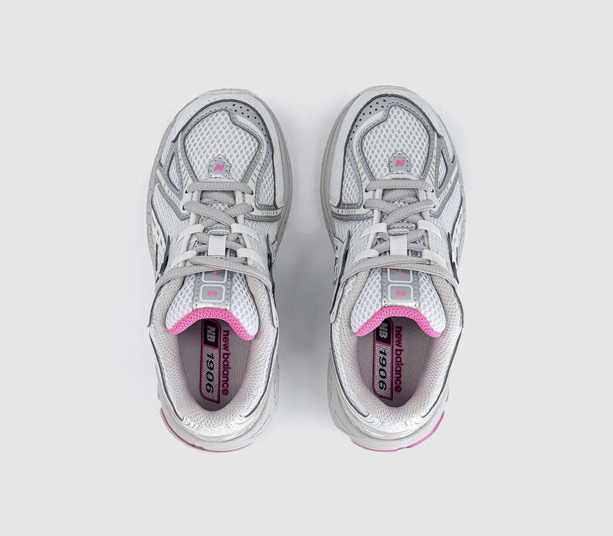 New Balance1906 Youth TrainersLight Silver Metallic  Pink Heat