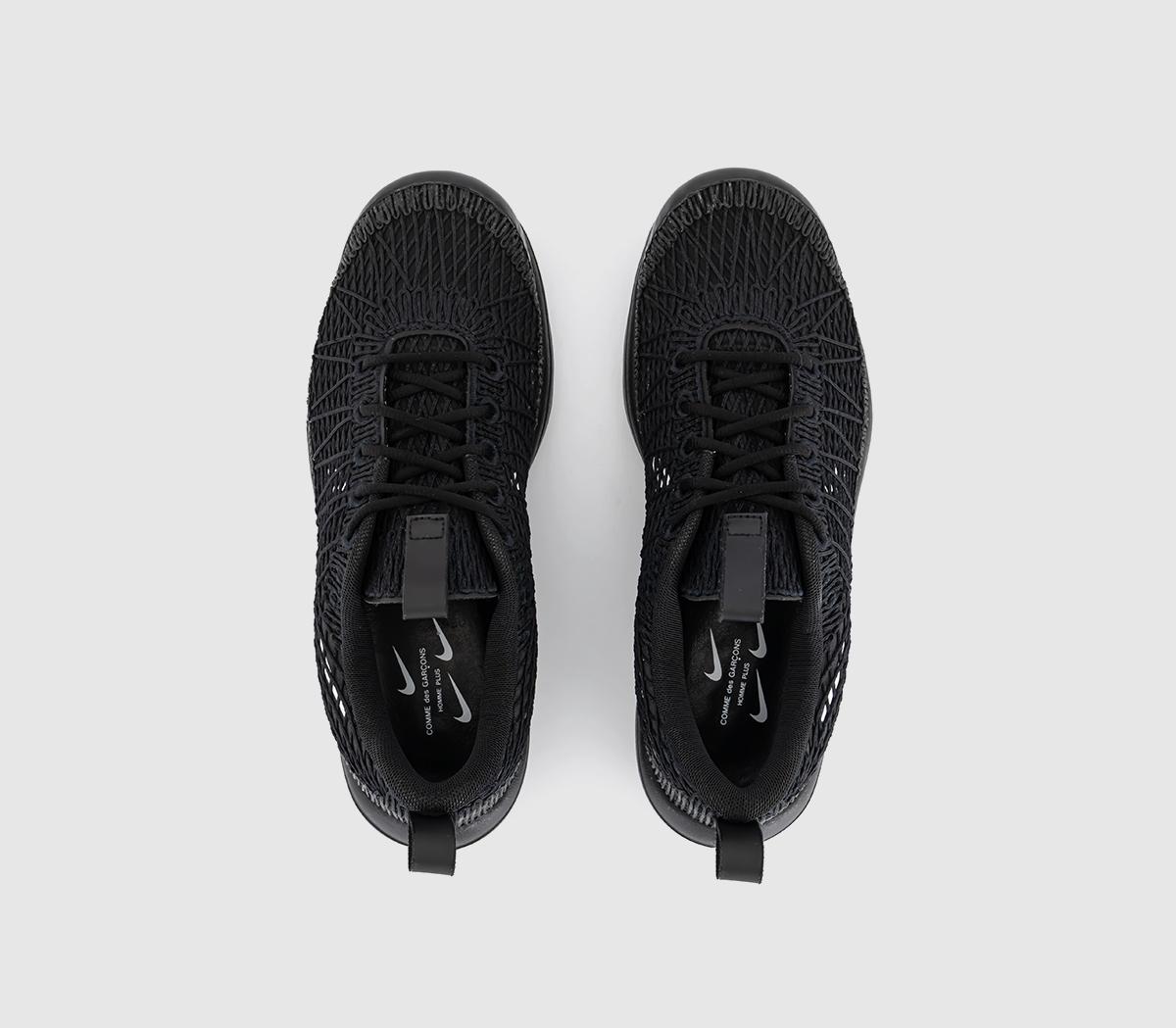 Comme Des GarconsHomme Plus X Nike Air Flymesh Rejuven8 TrainersBlack White