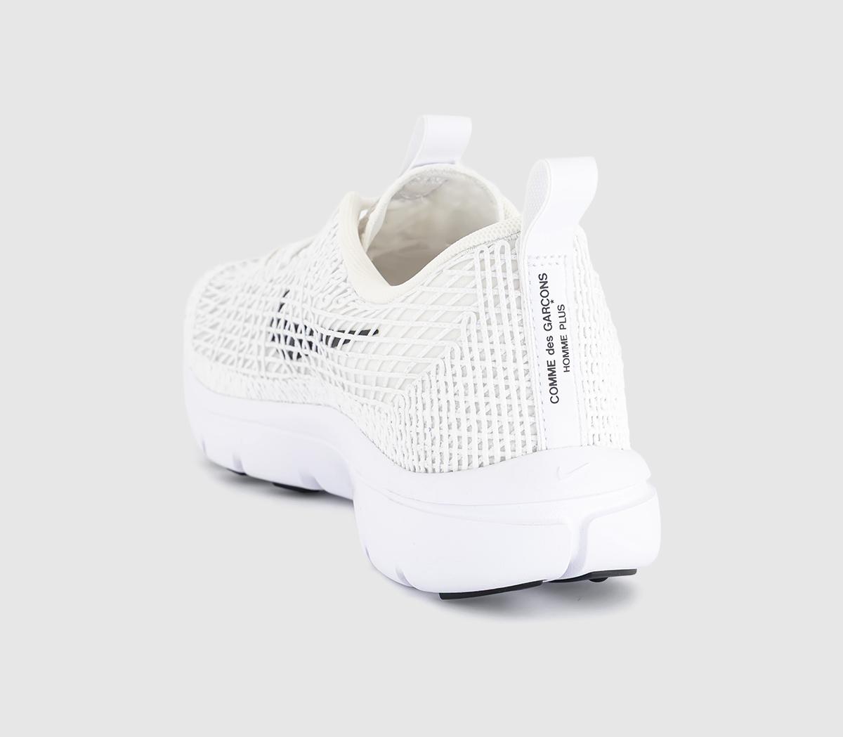 Comme Des GarconsHomme Plus X Nike Air Flymesh Rejuven8 TrainersWhite Black