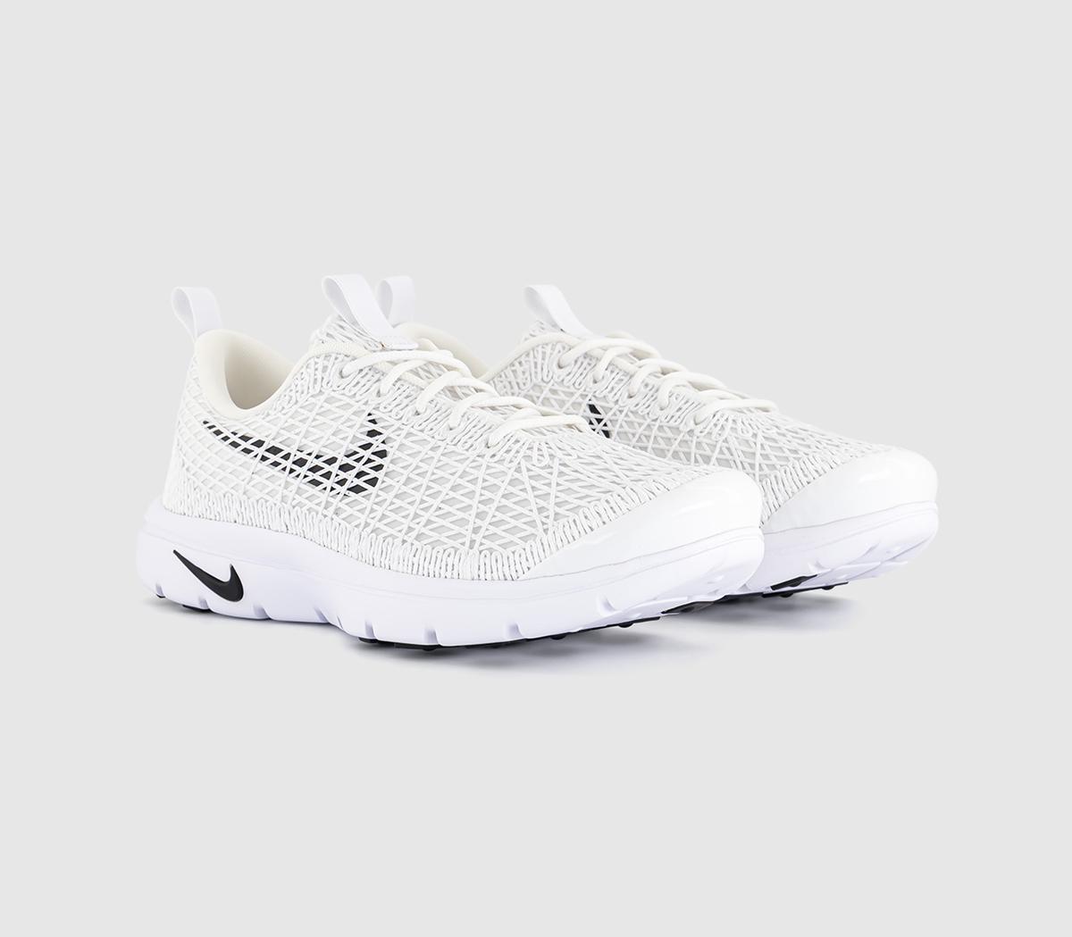 Comme Des GarconsHomme Plus X Nike Air Flymesh Rejuven8 TrainersWhite Black