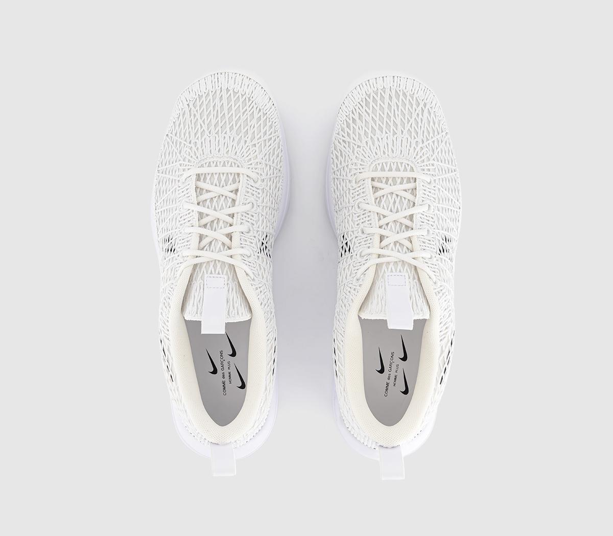 Comme Des GarconsHomme Plus X Nike Air Flymesh Rejuven8 TrainersWhite Black F