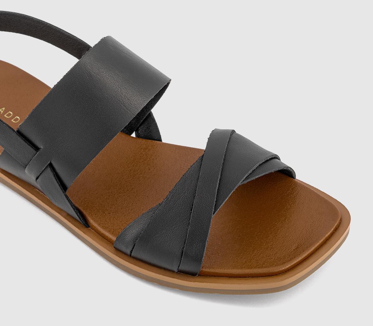 EARTHADDICTBlossom Two Part Sandals EARTHADDICTBlossom Two Part SandalsBlack Leather