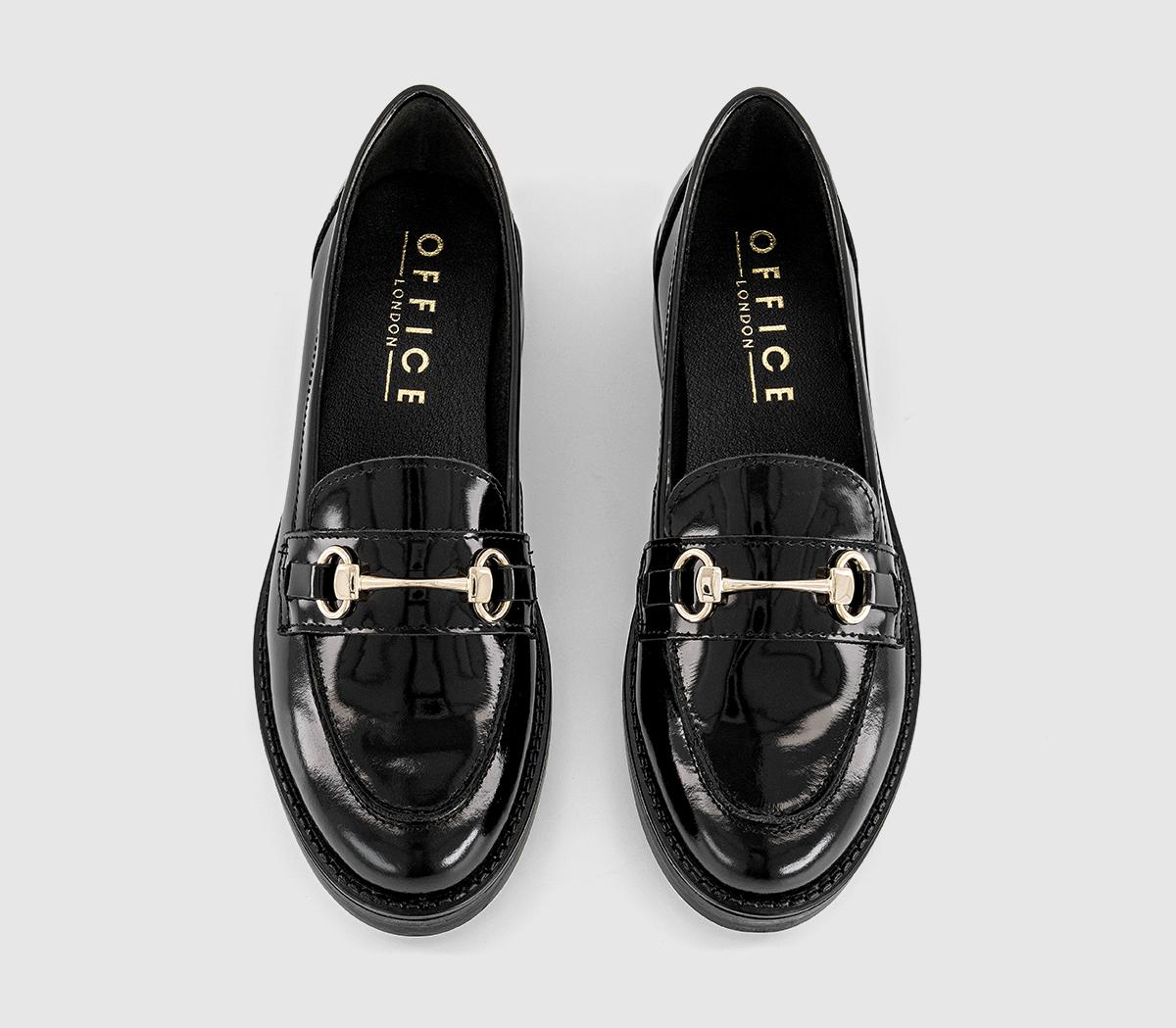 OFFICEFranco Snaffle LoafersBlack Patent Leather