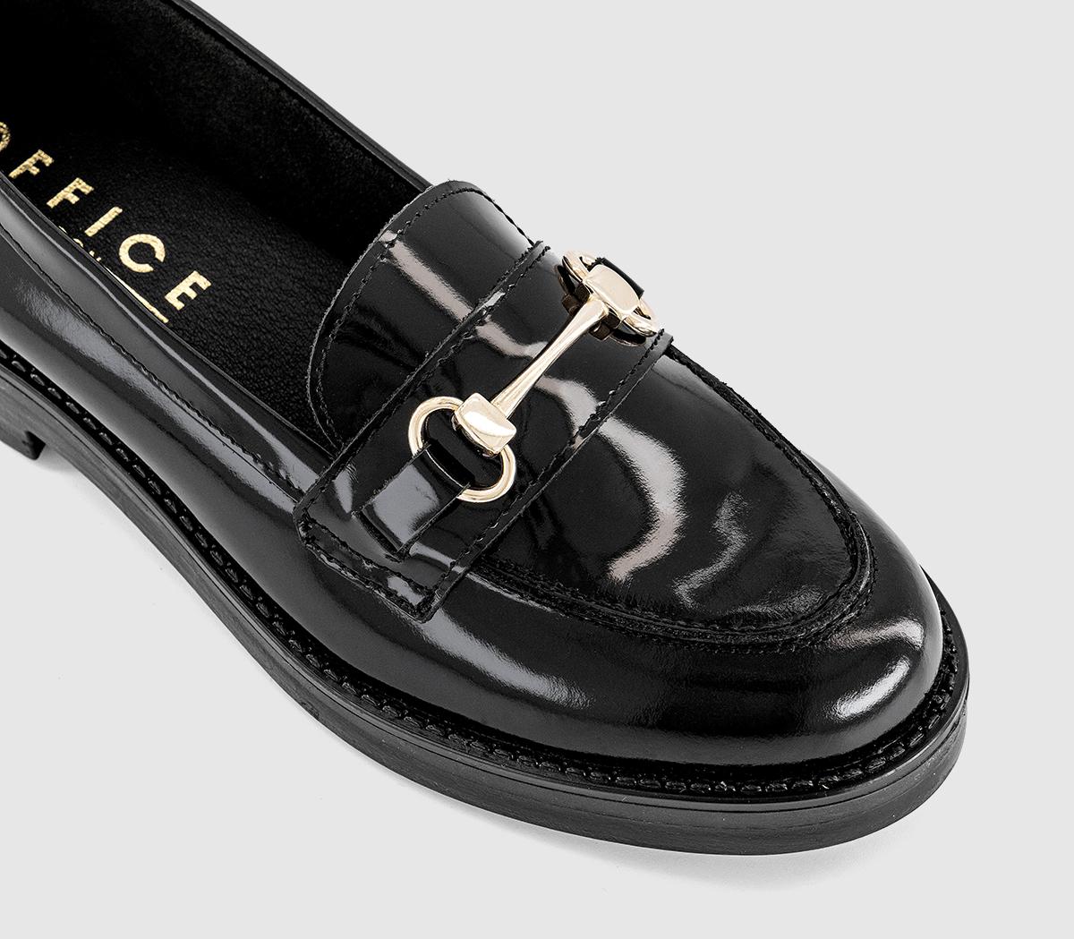 OFFICEFranco Snaffle LoafersBlack Patent Leather