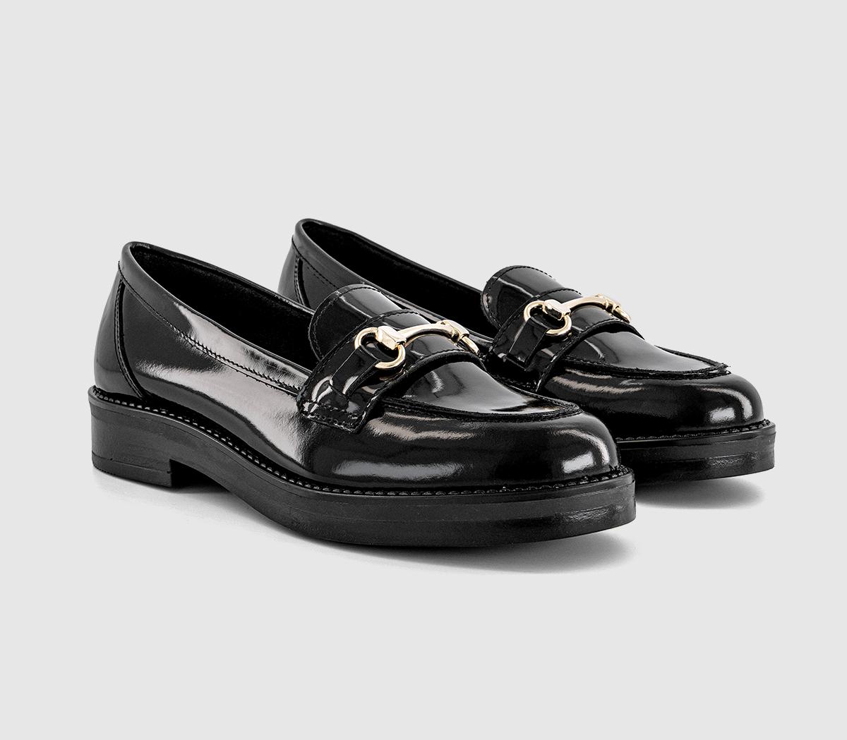 OFFICEFranco Snaffle LoafersBlack Patent Leather