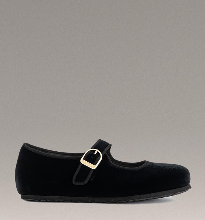 BIRKENSTOCK Santa Clarita Mary Janes Black Velvet