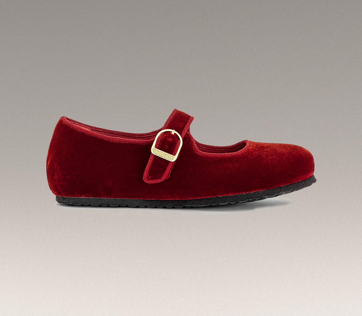 BIRKENSTOCKSanta Clarita Mary JanesRed Velvet