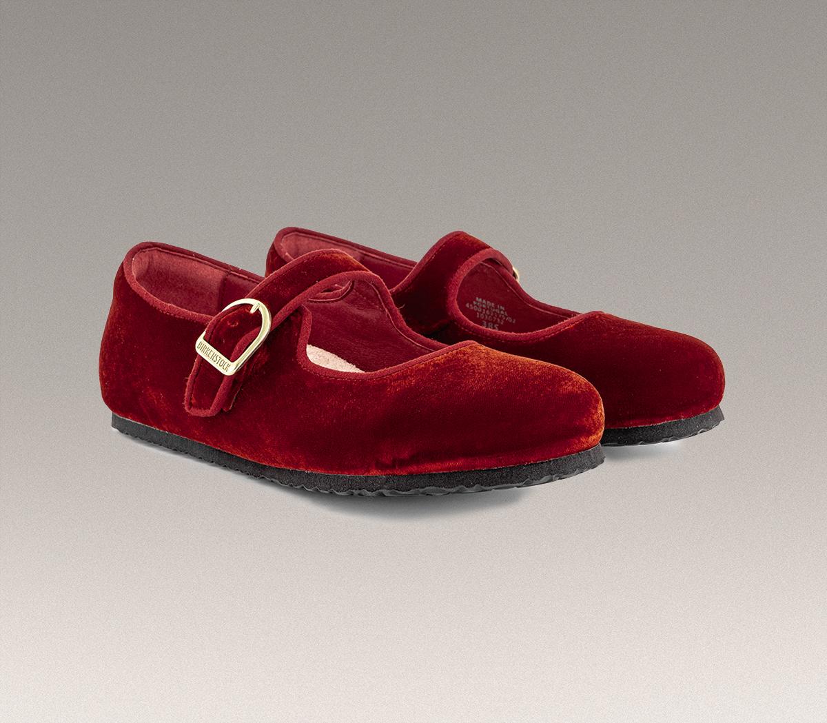 BIRKENSTOCKSanta Clarita Mary JanesRed Velvet