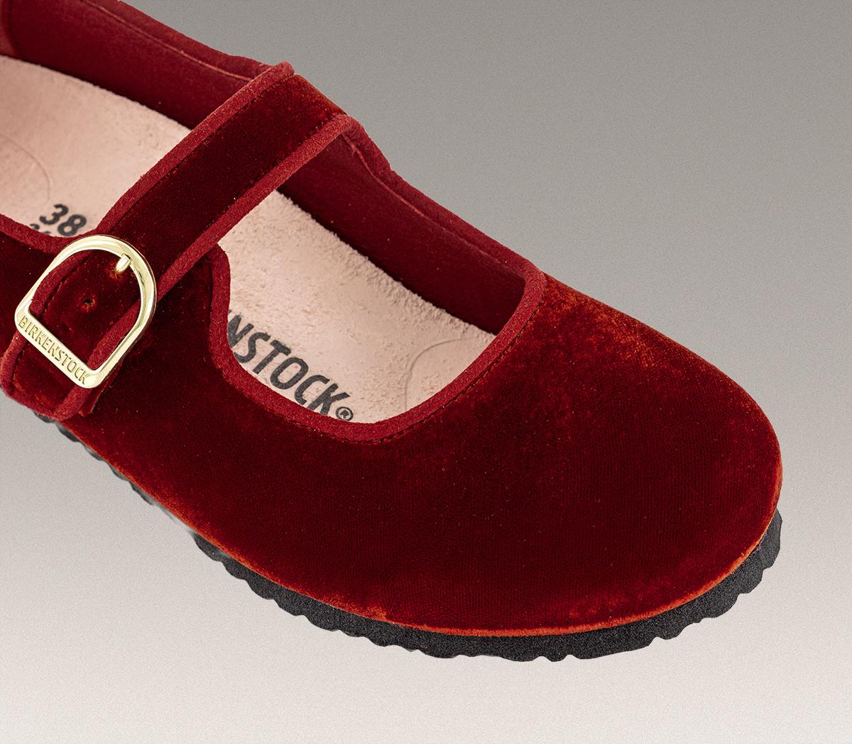 BIRKENSTOCKSanta Clarita Mary JanesRed Velvet