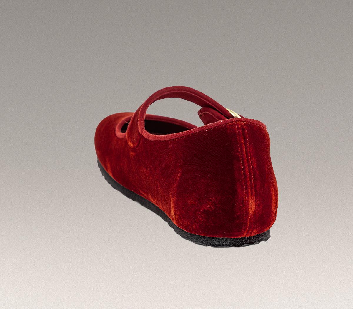 BIRKENSTOCKSanta Clarita Mary JanesRed Velvet