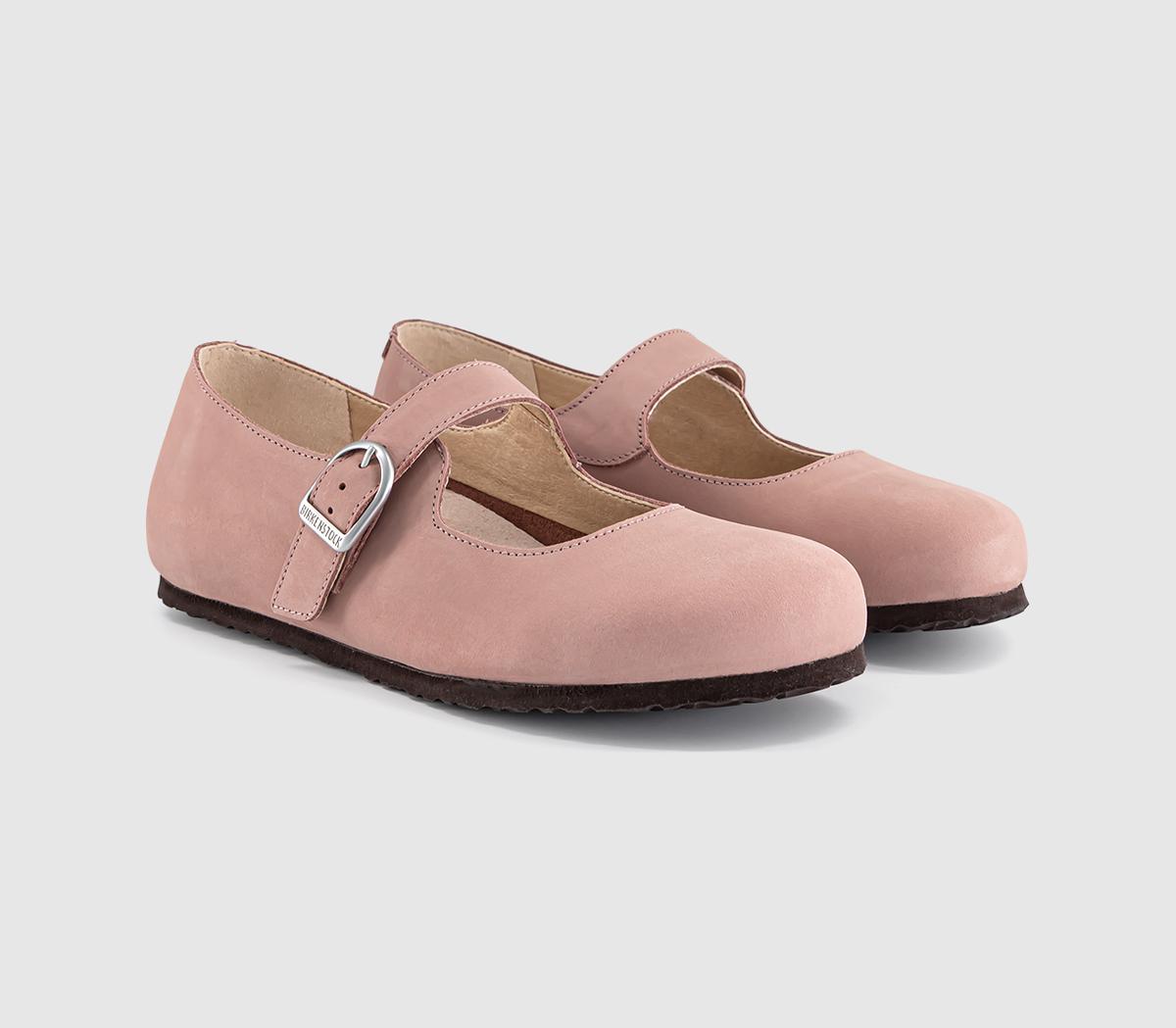 BIRKENSTOCKSanta Clarita Mary JanesPink Clay Nubuck