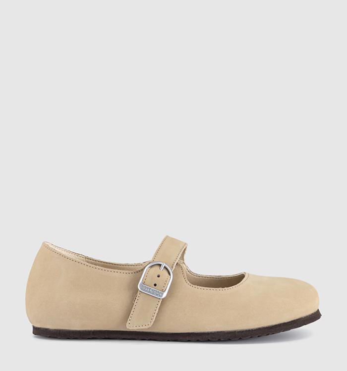 BIRKENSTOCK Santa Clarita Mary Janes Sandcastle Nubuck