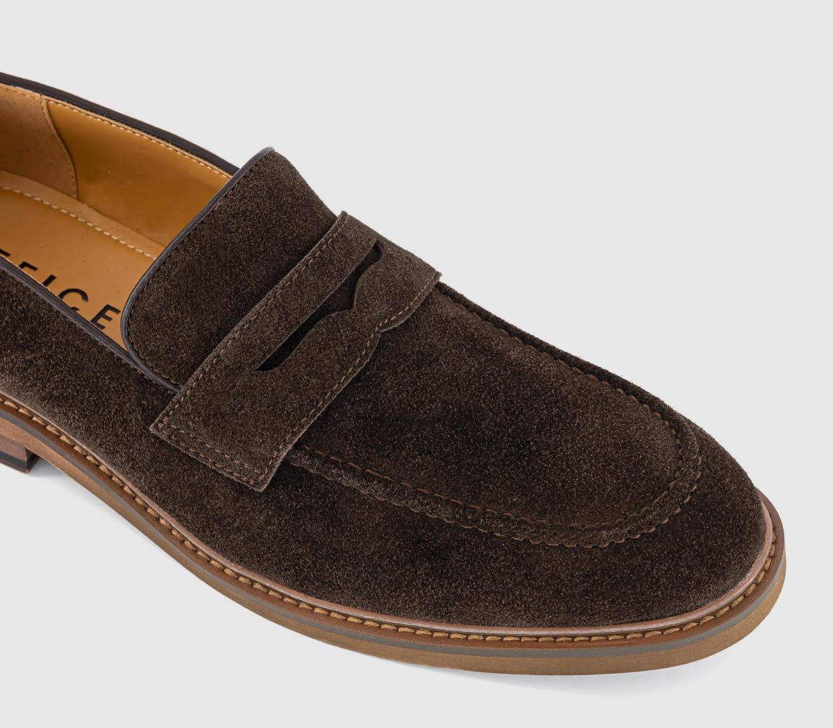 OFFICEChance Saddle Loafers OFFICEChance Saddle LoafersBrown Suede