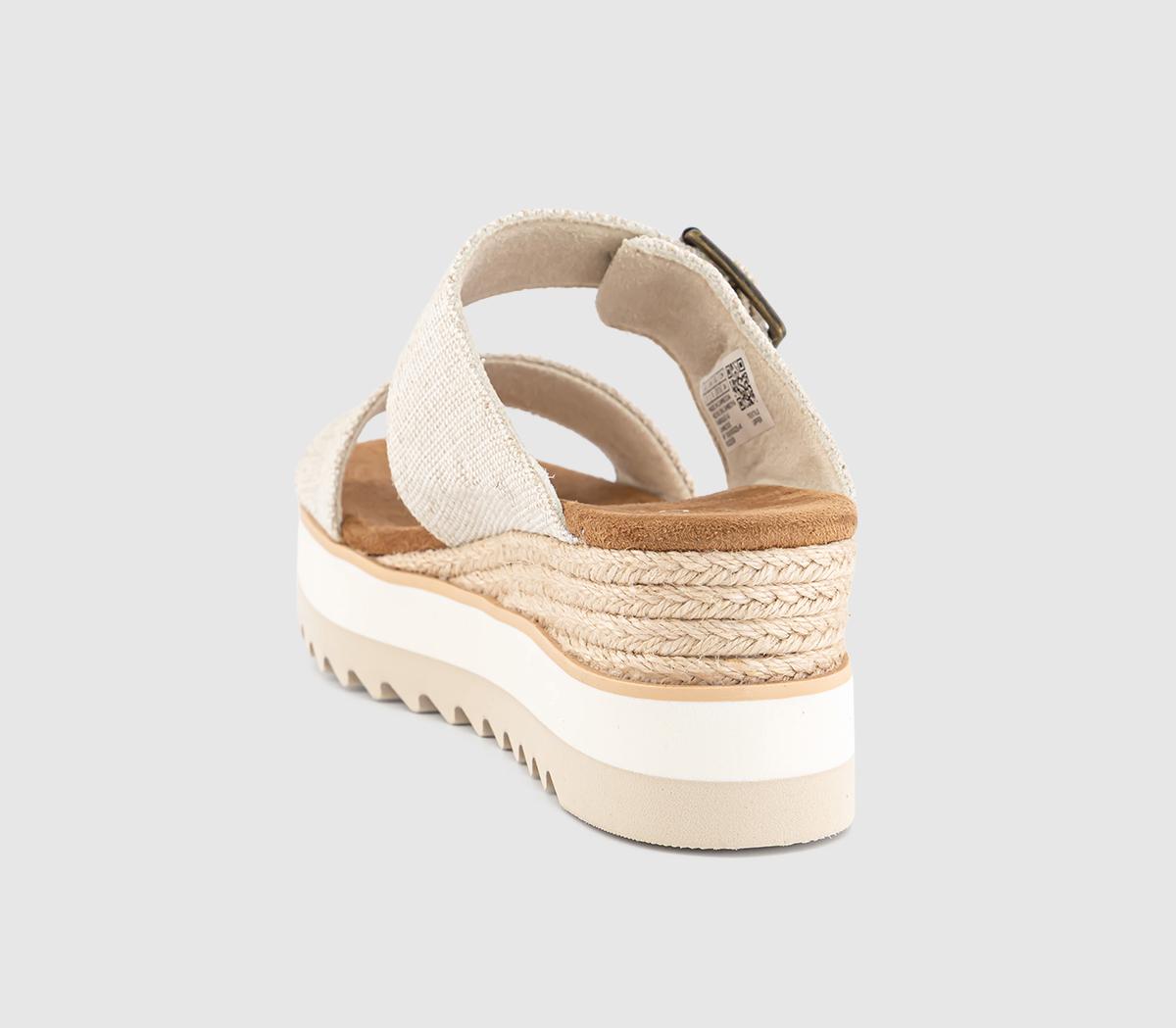 TOMSDiana Mule Buckle SandalsNatural Yarn Dye