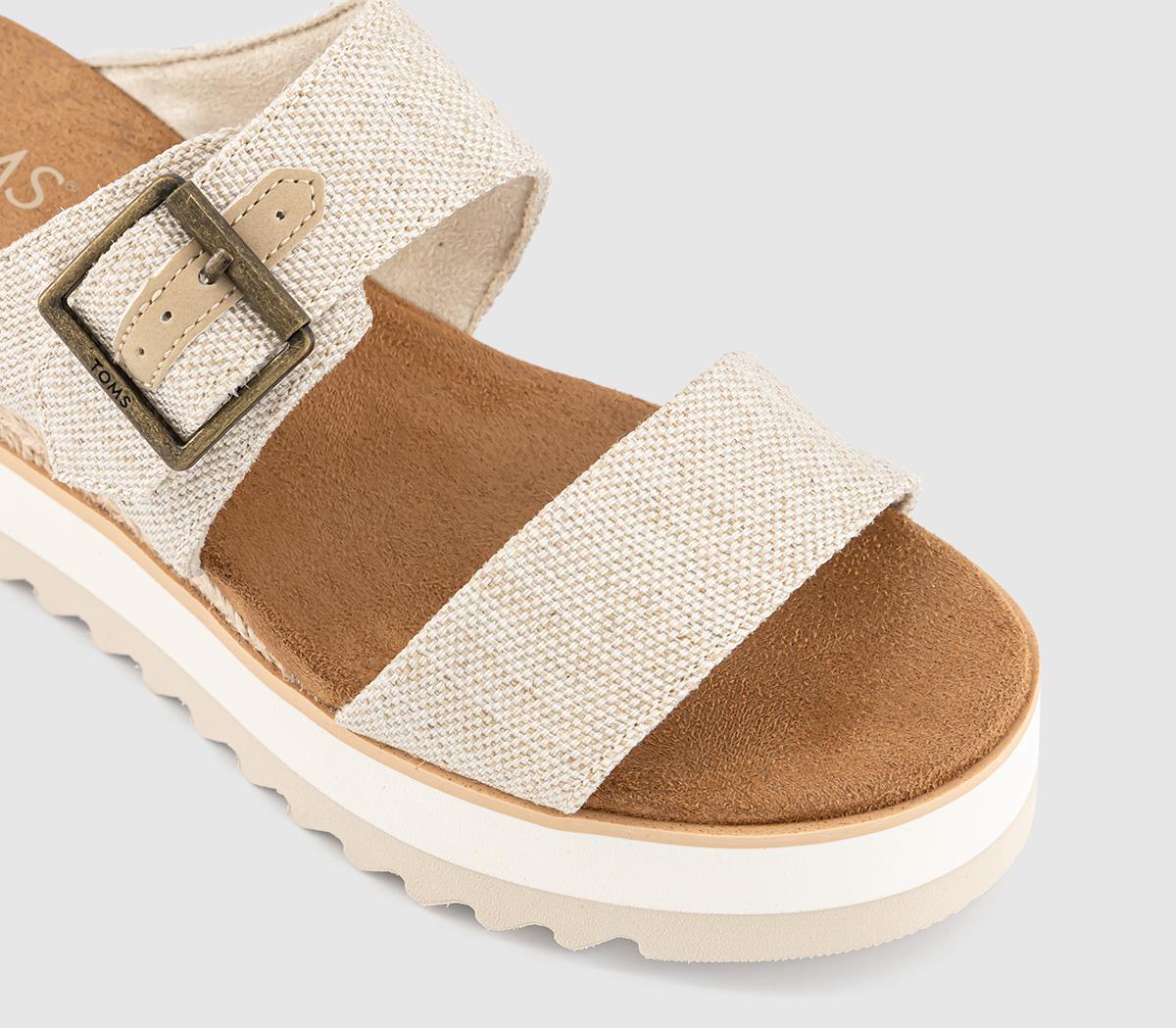 TOMSDiana Mule Buckle SandalsNatural Yarn Dye