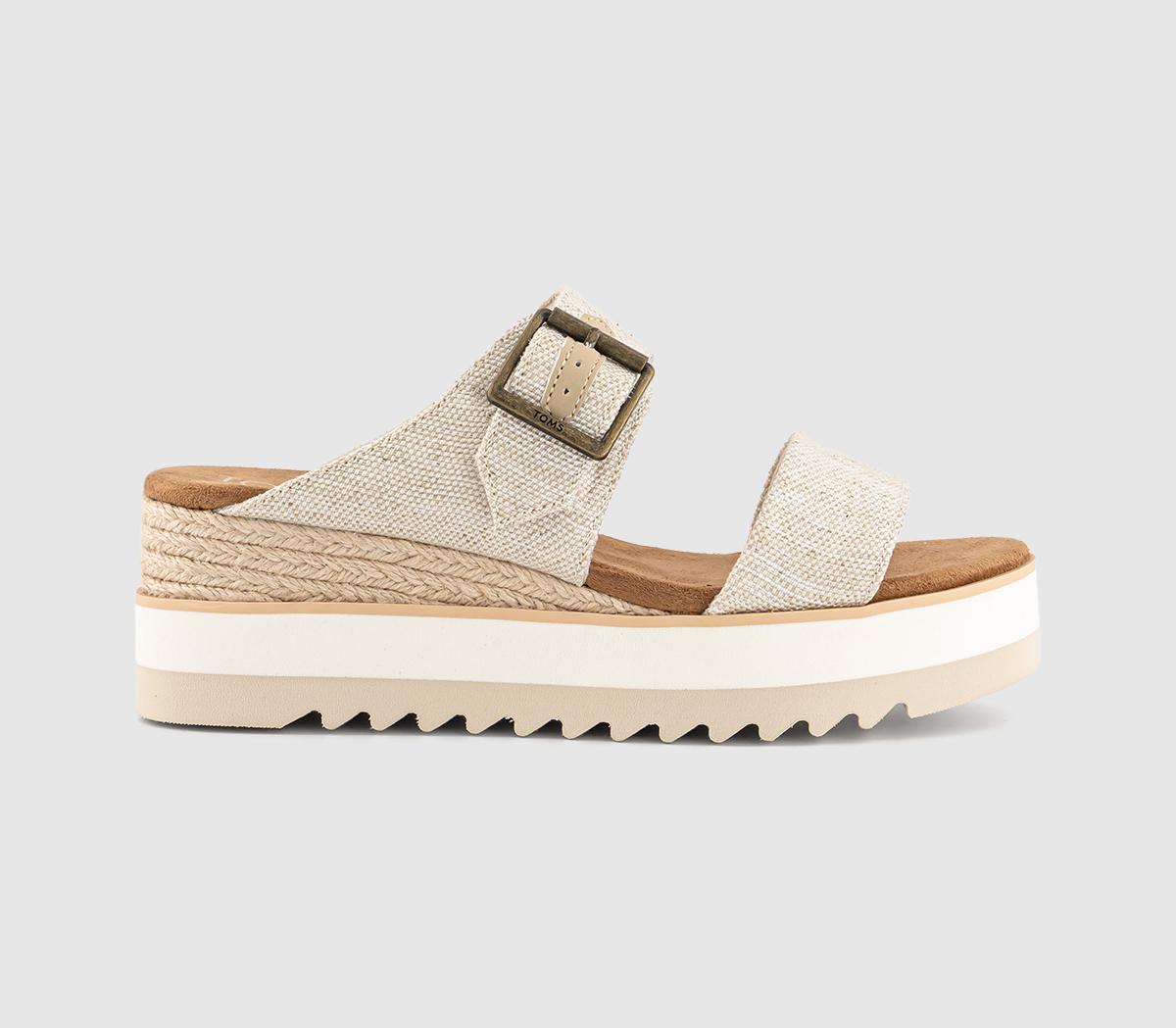 TOMSDiana Mule Buckle SandalsNatural Yarn Dye