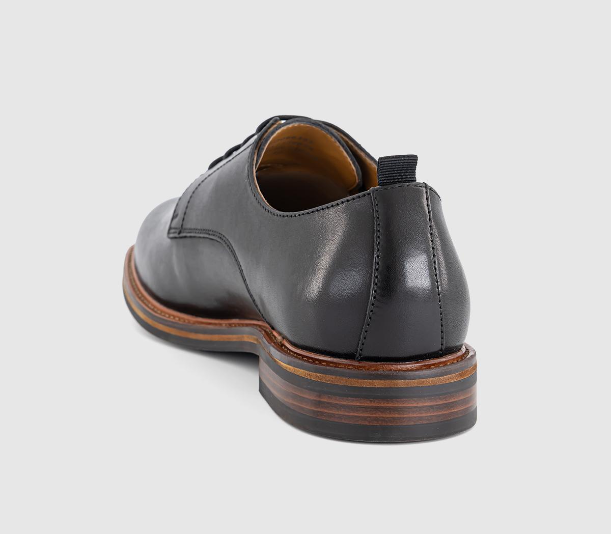 OFFICEMagnus Round Toe Derby Shoes OFFICEMagnus Round Toe Derby ShoesBlack Leather