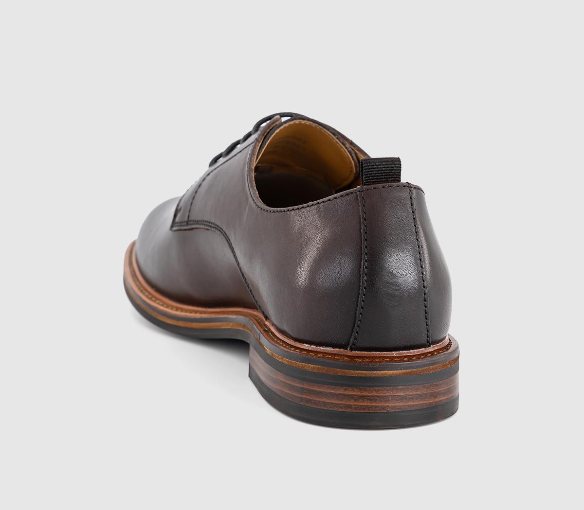 OFFICEMagnus Round Toe Derby Shoes OFFICEMagnus Round Toe Derby ShoesBrown Leather