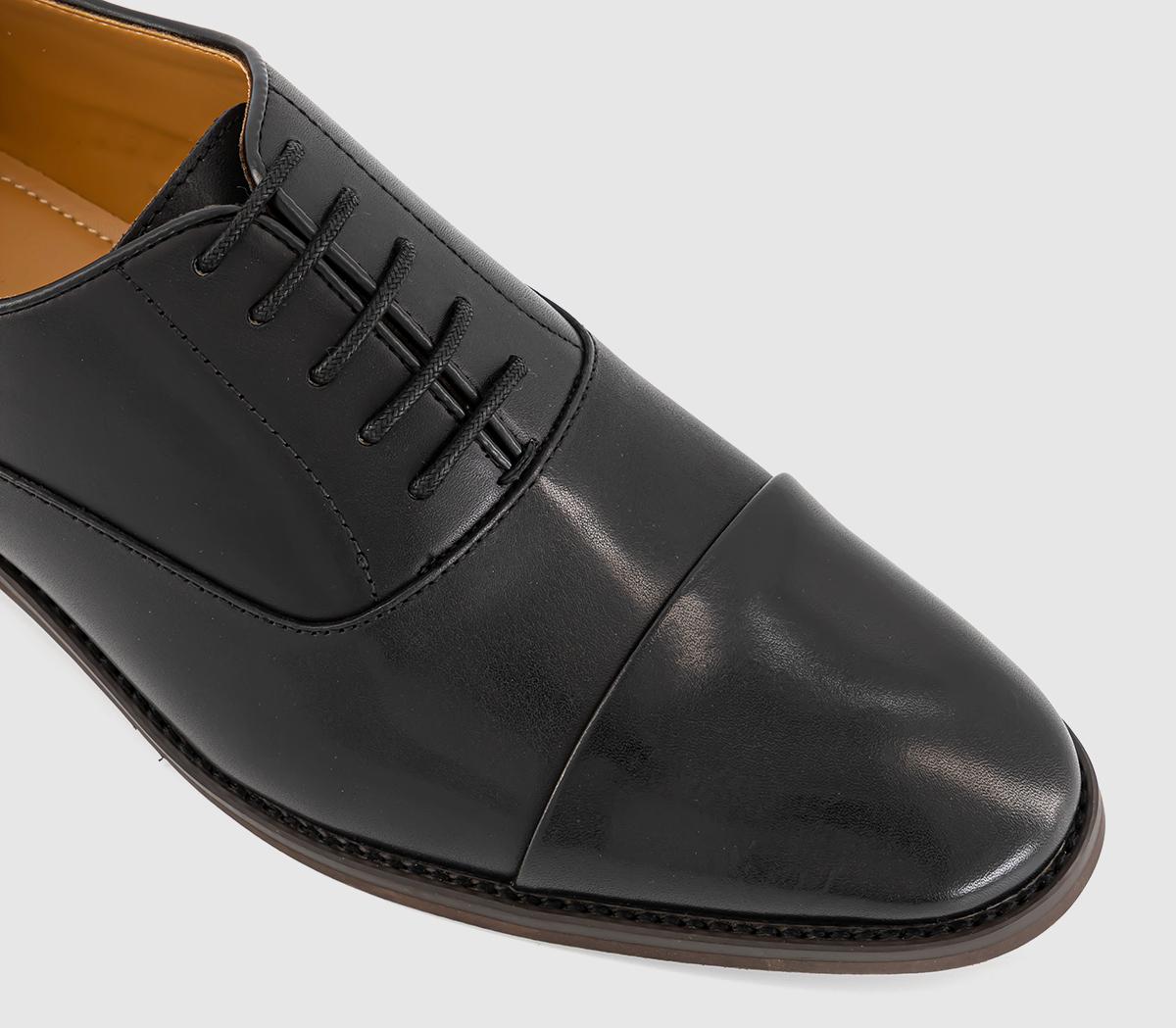 OFFICEMulligan Toecap Oxford ShoesBlack Leather