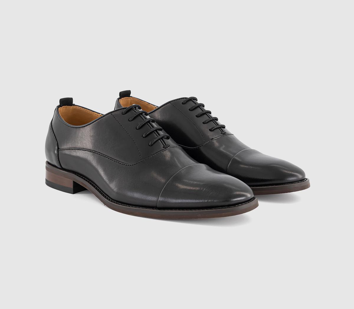 OFFICEMulligan Toecap Oxford ShoesBlack Leather