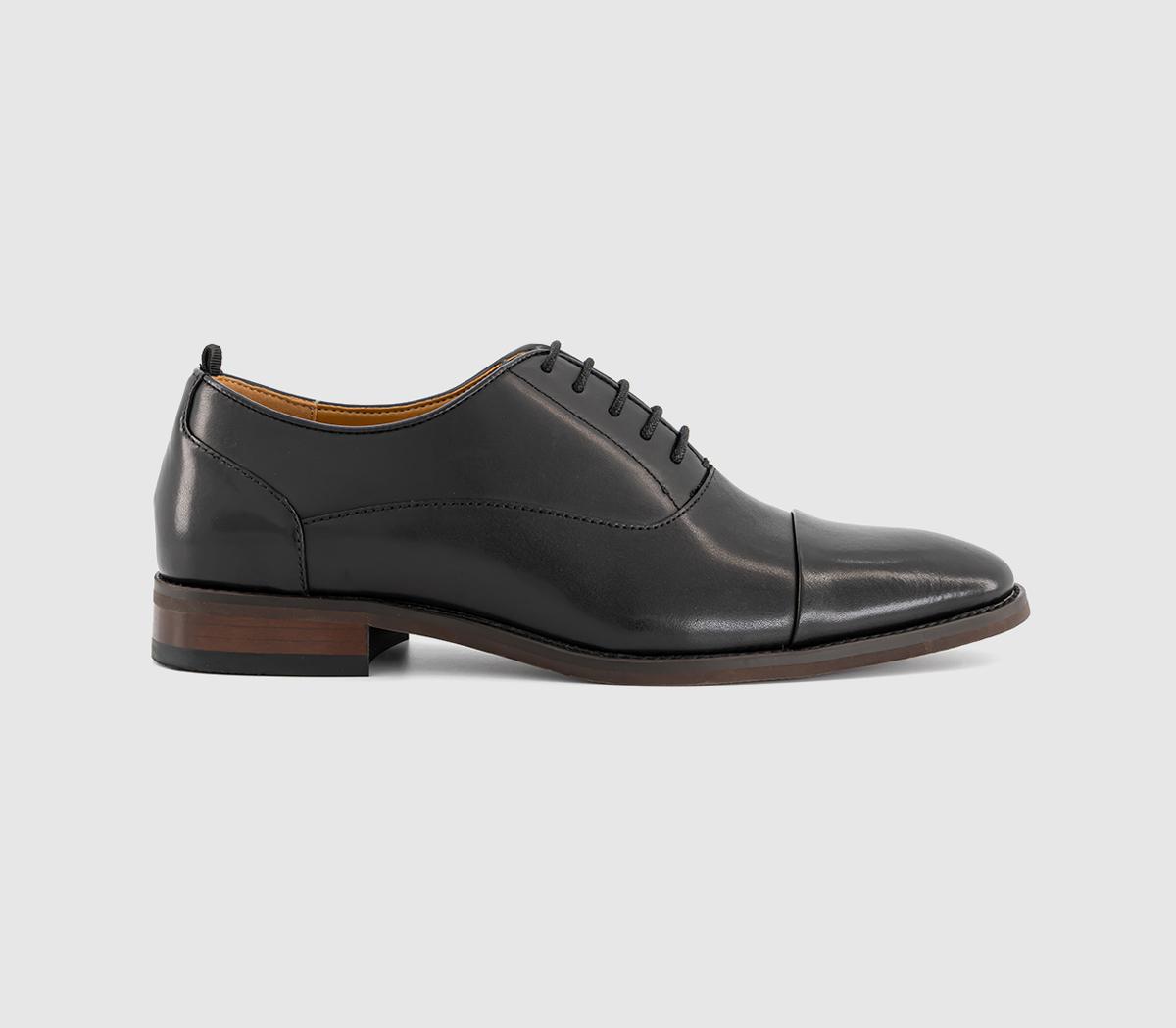OFFICEMulligan Toecap Oxford ShoesBlack Leather