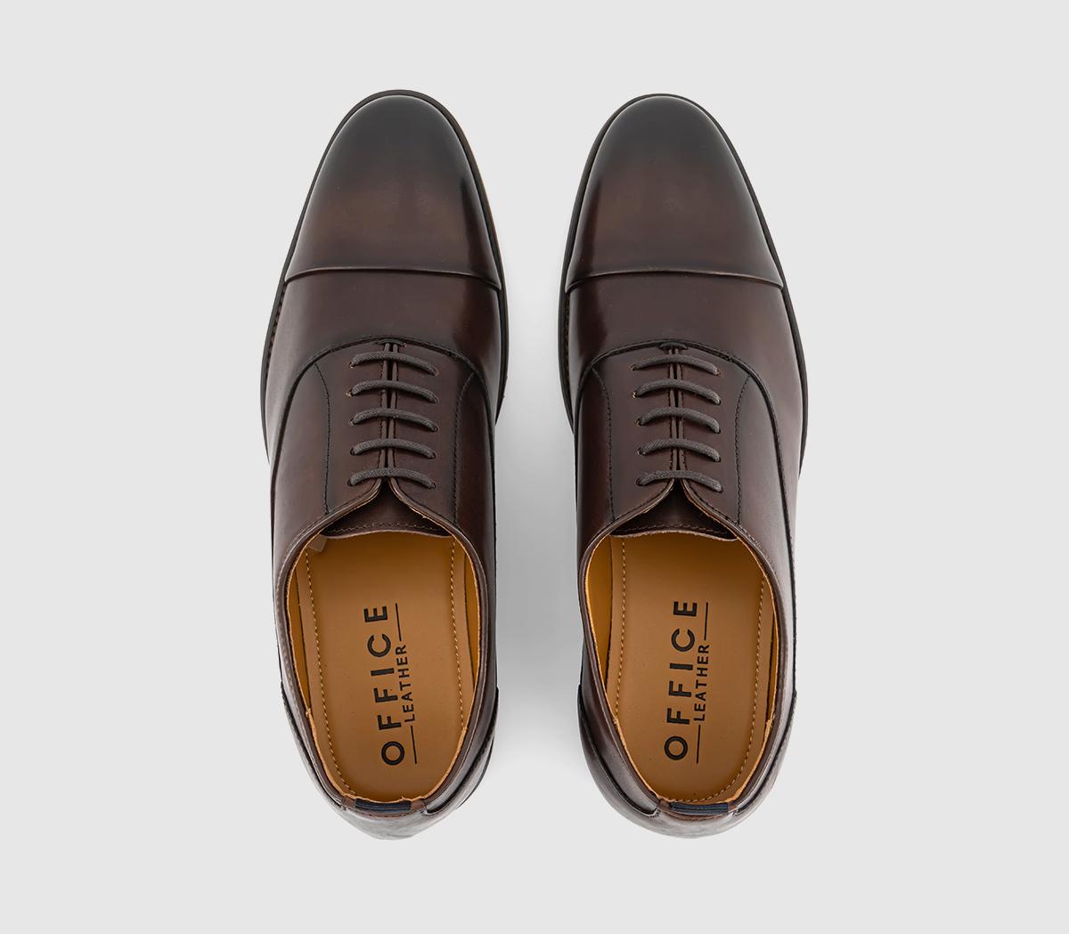 OFFICEMulligan Toecap Oxford ShoesBrown Leather