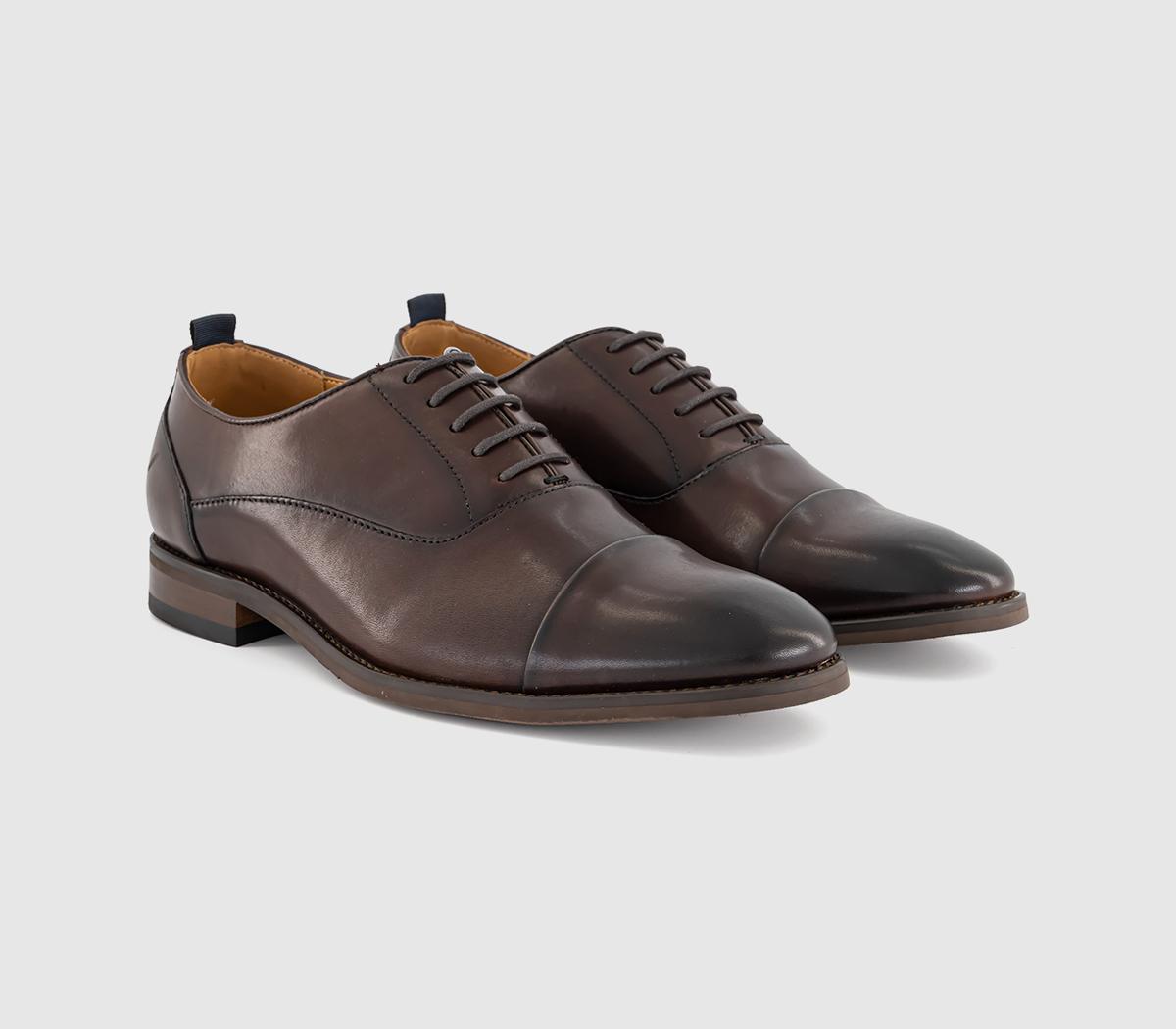 OFFICEMulligan Toecap Oxford ShoesBrown Leather