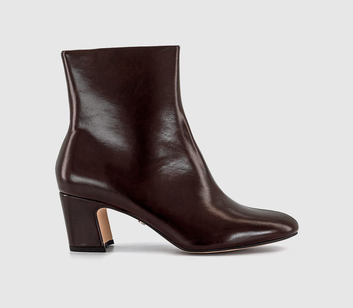 OFFICEAlicia Smart Block Heel BootsDark Choc