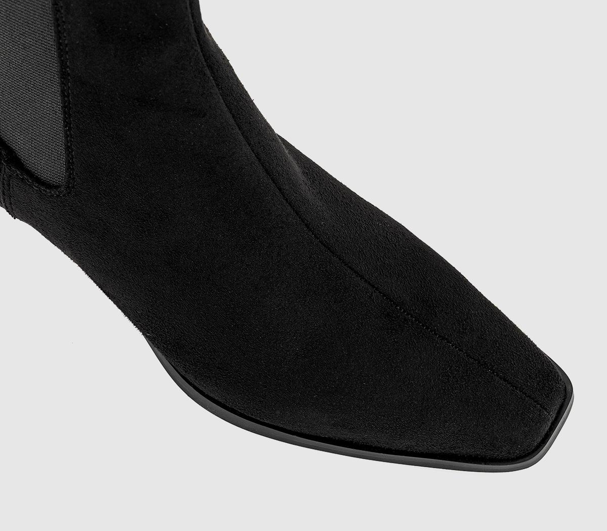 OFFICEAmbitious Chelsea Kitten Heel BootsBlack