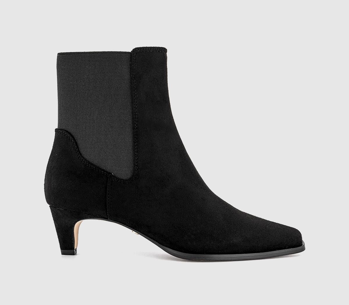 OFFICEAmbitious Chelsea Kitten Heel BootsBlack