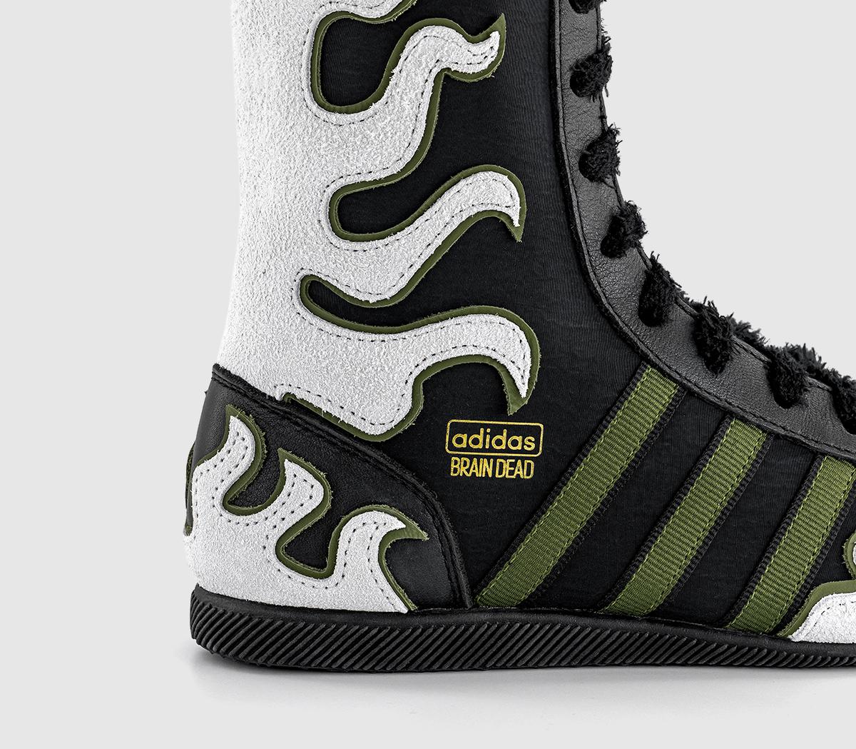 adidasJapan Hi Brain Dead TrainersBlack White