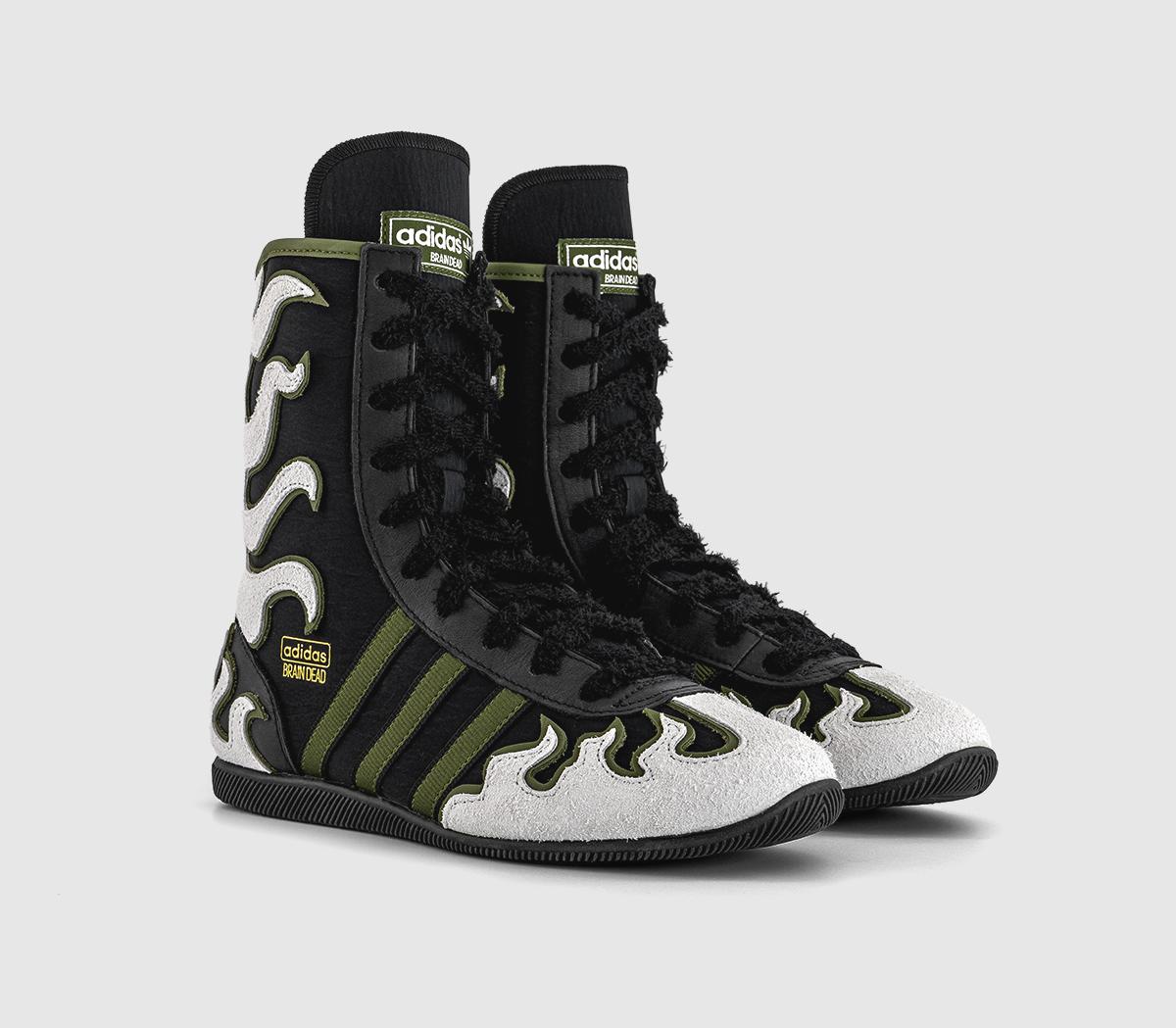 adidasJapan Hi Brain Dead TrainersBlack White