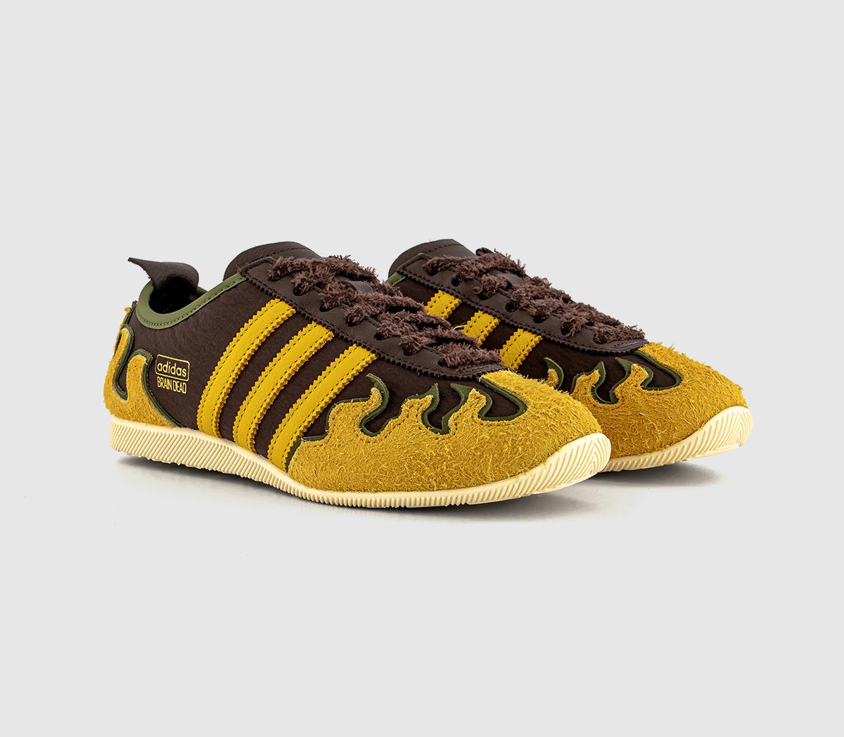 adidasJapan Lo Brain Dead TrainersBlack Yellow